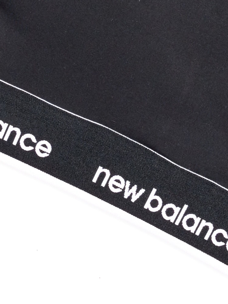 New Balance Black Sleek Medium Spport Sports Bra - Image 2 of 3
