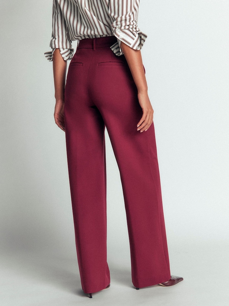 Boden Purple Belgravia Ponte Trousers - Image 2 of 5 Boden Purple Belgravia Ponte Trousers - Image 2 of 5