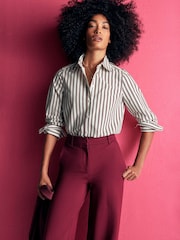 Boden Purple Belgravia Ponte Trousers - Image 4 of 5