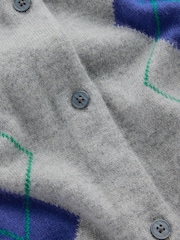 Boden Grey Elsie Cashmere Crew Neck Cardigan - Image 2 of 2