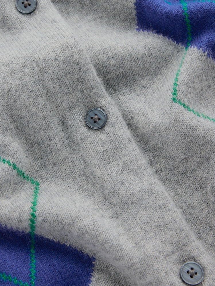 Boden Grey Elsie Cashmere Crew Neck Cardigan - Image 2 of 2