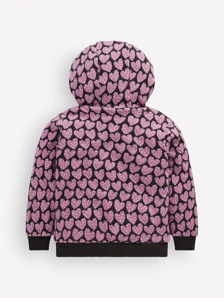 Boden Purple Heart Reversible Borg Hoodie - Image 2 of 3