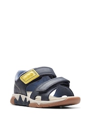 Clarks Blue Spiney Step Toddler Sandals - Image 3 of 8