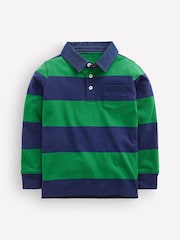 Boden Green Long Sleeve Smart Polo Shirt - Image 2 of 4