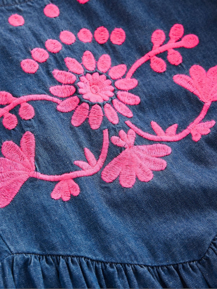 Boden Blue Celia Wing Sleeve Dress - Image 3 of 3 Boden Blue Celia Wing Sleeve Dress - Image 3 of 3