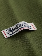 Superdry Green Vintage Script Hoodie - Image 7 of 7