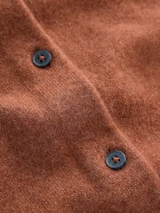 Boden Brown Elsie Cashmere Crew Neck Cardigan - Image 6 of 6