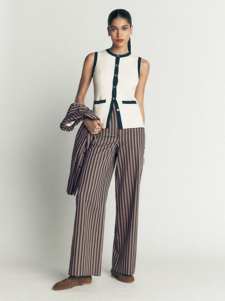 Boden Blue Belgravia Tailored Trousers - Image 2 of 6 Boden Blue Belgravia Tailored Trousers - Image 2 of 6