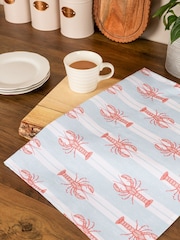 Avalon Home Blue Striped Lobster Tea Towel - Image 2 of 5