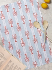 Avalon Home Blue Striped Lobster Tea Towel - Image 3 of 5