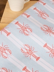 Avalon Home Blue Striped Lobster Tea Towel - Image 4 of 5