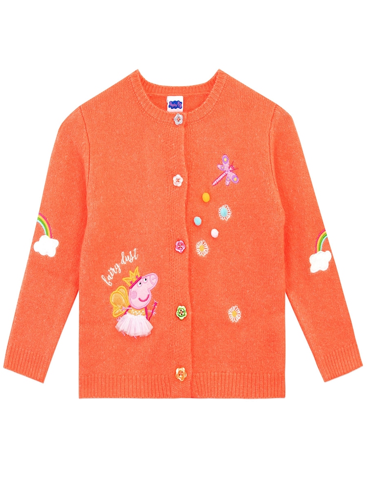 Character Orange Peppa Pig Cardigan - Image 1 of 2
