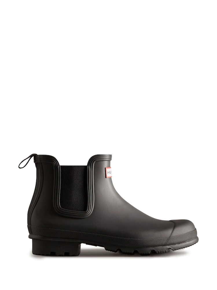 Hunter Black Original Chelsea Boots - Image 1 of 4 Hunter Black Original Chelsea Boots - Image 1 of 4
