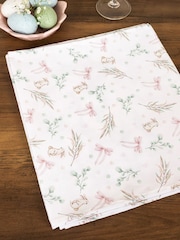 Avalon Home White Bunnies and Bows Table Runner - Image 3 of 5