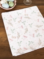 Avalon Home White Bunnies and Bows Table Runner - Image 4 of 5