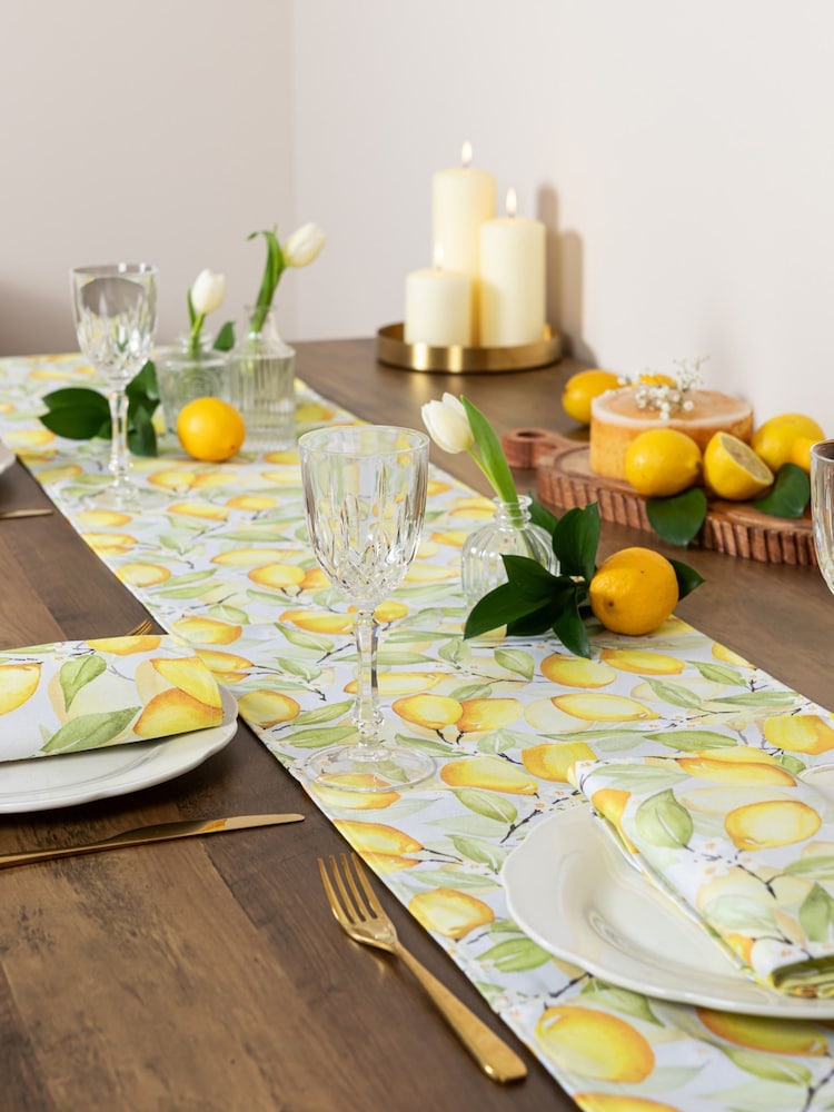 Avalon Home Summer Lemons Table Runner - Imagen 1 de 5