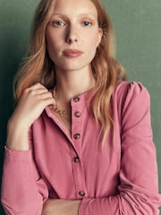 Pink - Boden Louise Cord Midi Shirt Dress - Bild 5 von 7