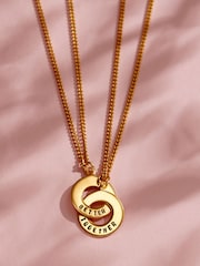 Posh Totty Designs Personalised Connection Necklace Set - Image 1 of 4