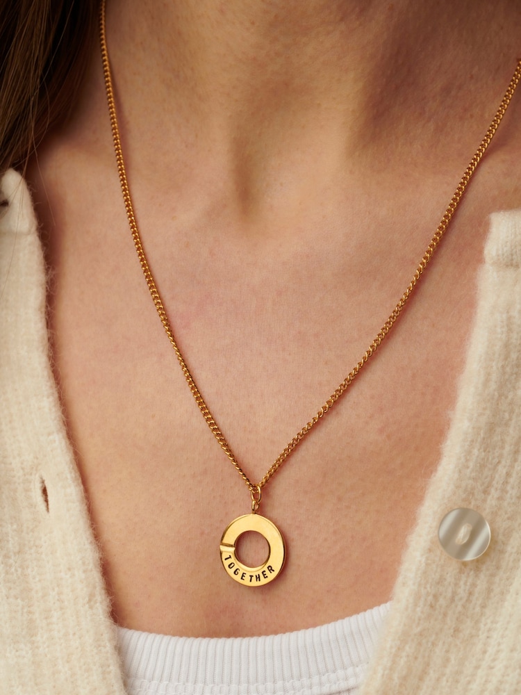 Posh Totty Designs Personalised Connection Necklace Set - Image 2 of 4