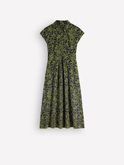 Boden Green Fae Jersey Shirt Dress - Image 6 of 6
