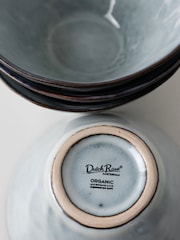Dutch Rose Set of 4 Blue 14cm Bowls Gift Boxed - Image 2 of 4
