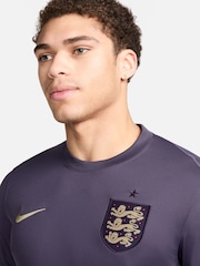 Nike Purple Blank England Stadium Shirt 2024 - Image 4 of 10