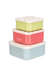 Cath Kidston Blue Painted Table Snack Boxes 3PK Set of 2 - Image 3 of 5
