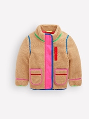 Boden Brown Fun Borg Mix Fleece - Image 1 of 4