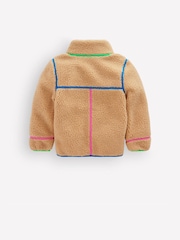 Boden Brown Fun Borg Mix Fleece - Image 2 of 4