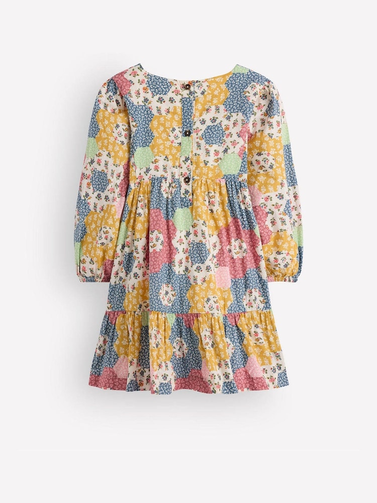 Boden Natural Celia Wing Sleeve Dress - Image 2 of 3 Boden Natural Celia Wing Sleeve Dress - Image 2 of 3