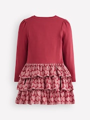 Boden Red Cora Jersey Ra Dress - Image 2 of 3