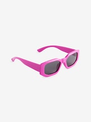 Pink Polarized Rectangle Sunglasses - Image 3 of 5