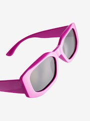 Pink Polarized Rectangle Sunglasses - Image 5 of 5