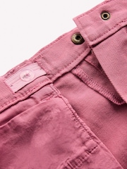 Boden Pink Frill Hem Denim Skirt - Image 3 of 4