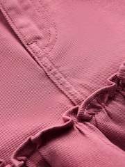 Boden Pink Frill Hem Denim Skirt - Image 4 of 4