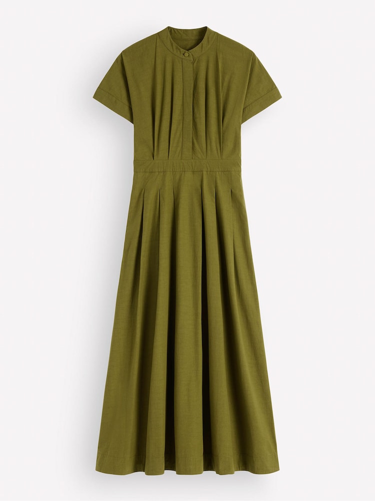 Boden Green Grown On Sleeve Midi Dress - Image 5 of 5 Boden Green Grown On Sleeve Midi Dress - Image 5 of 5