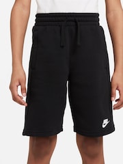 Nike Black/White Sweatshirt and Shorts Tracksuit - Image 6 of 7
