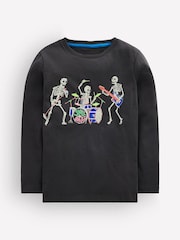 Boden Grey Long Sleeve Glow T-Shirt - Image 1 of 3