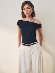 Lauren Ralph Lauren Gianna Stretch Jersey Off Shoulder Top - Image 1 of 7