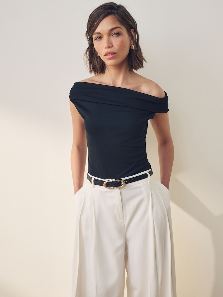 Lauren Ralph Lauren Gianna Stretch Jersey Off Shoulder Top - Image 1 of 7 Lauren Ralph Lauren Gianna Stretch Jersey Off Shoulder Top - Image 1 of 7