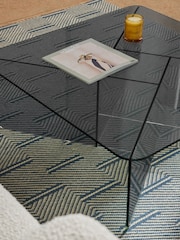 MADE.COM Smoked Glass Oki Coffee Table - Image 2 of 3