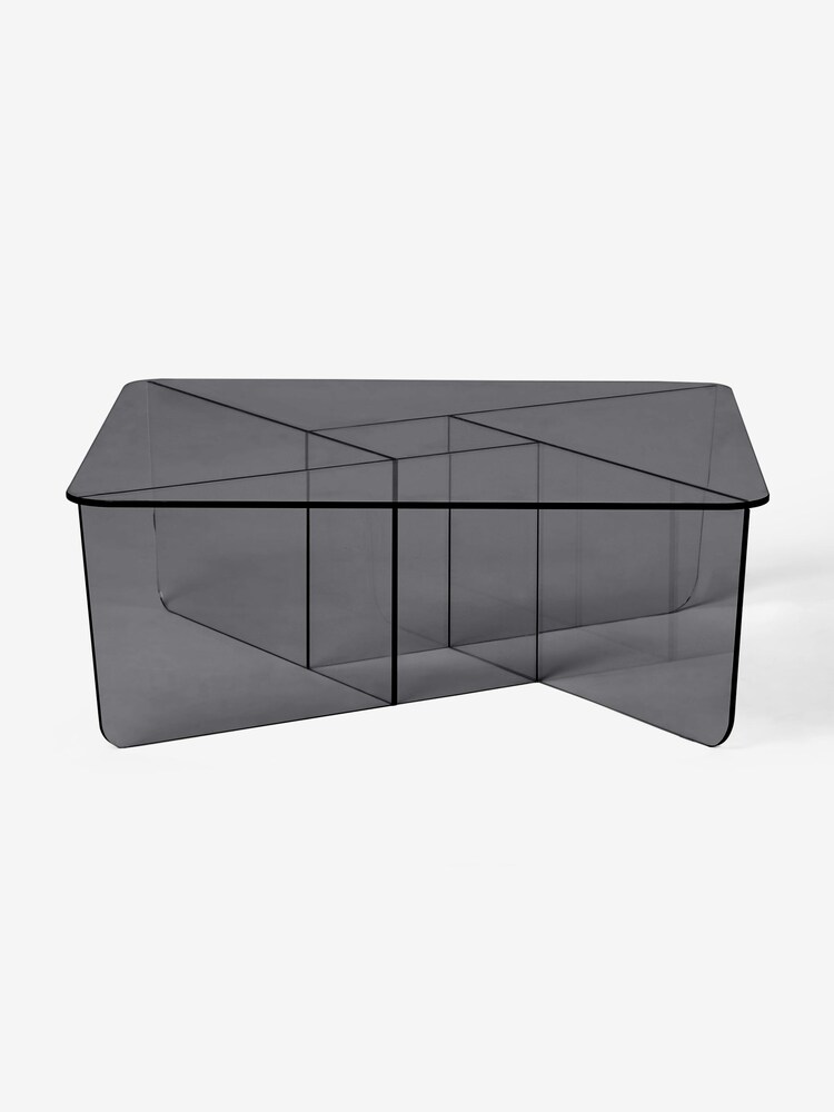 MADE.COM Smoked Glass Oki Coffee Table - Image 3 of 3
