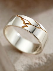 Personalised Kintsugi Ring By Posh Totty Designs - Image 3 of 4