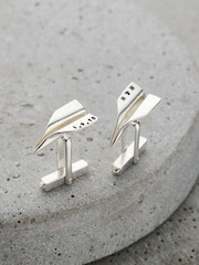 Personalised Paper Plane Cufflinks - Image 1 of 3