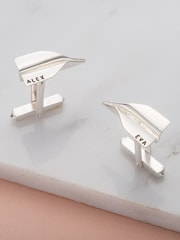 Personalised Paper Plane Cufflinks - Image 2 of 3