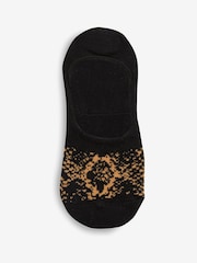 Animal Pattern Invisible Trainer Socks Five Pack - Image 4 of 6
