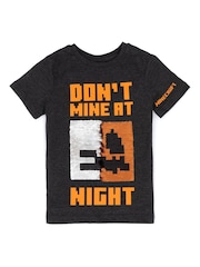 Vanilla Underground Black Kids Licensing Halloween T-Shirt - Image 1 of 6