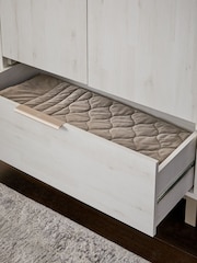 White Bronx Oak Effect Double, 1 Drawer Wardrobe - Image 4 of 7