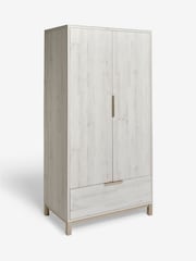 White Bronx Oak Effect Double, 1 Drawer Wardrobe - Image 6 of 7