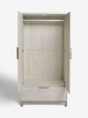White Bronx Oak Effect Double, 1 Drawer Wardrobe - Image 7 of 7